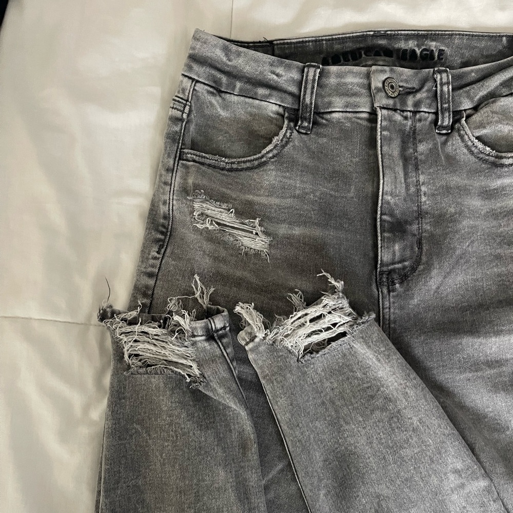 AE Ultra High Rise Ripped Jeggings